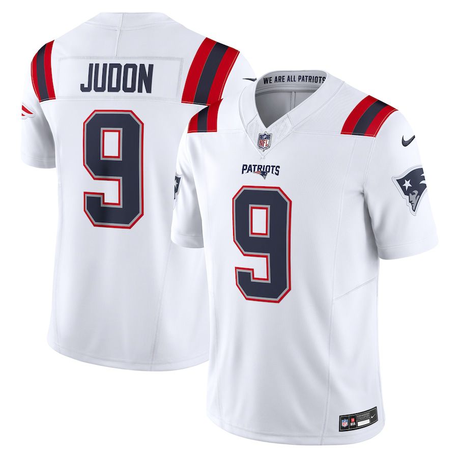 Men New England Patriots 9 Matthew Judon Nike White Vapor F.U.S.E. Limited NFL Jersey